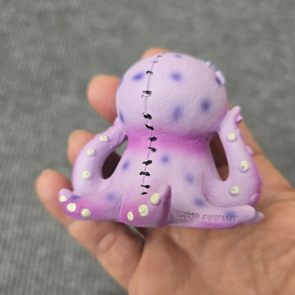 Furrybones Purple Octopee with Green Blowfish (Summit Collection, 8212) Skeleton